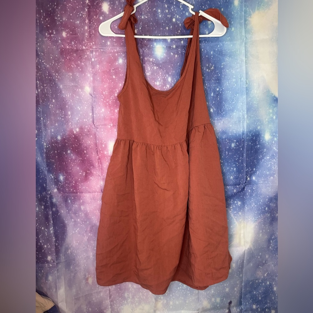 SHEIN tie babydoll style dress 🛍